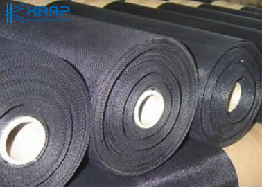 Le fil tissé par noir lambrisse les mailles uniformes extérieures douces pour la filtration industrielle
