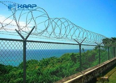 De haute résistance résistant galvanisé décoratif de barrière de maillon de chaîne pour la sécurité