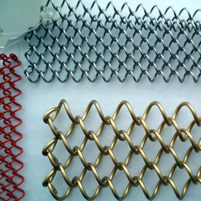 Grillage décoratif de Diamond Chain Link Aluminum 2.0mm