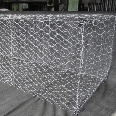 fil hexagonal Mesh Woven Gabion Baskets de diamètre de 2.7mm