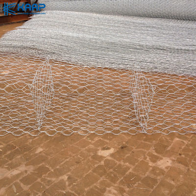 Mur de soutènement tissé de paniers de Gabion de fil de fer galvanisé