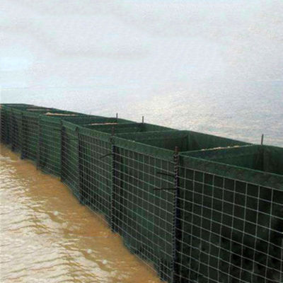 L'OIN a galvanisé la barrière défensive du mur L10m de sable a rempli boîte militaire