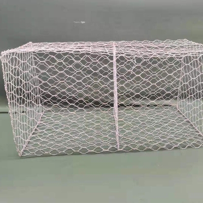 La cage 2.0mm hexagonale anticorrosive de Gabion a galvanisé tissé