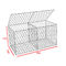 Barrière remplissante inoxydable hexagonale de paniers du fil 2.2mm Gabion