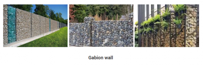 La décoration 4mm de KAAPGN a galvanisé Gabion soudé par 1x1x0.7m 1